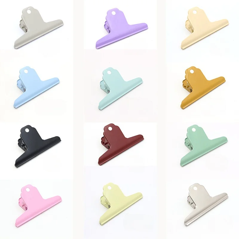 Hot selling practical office storage clip Strong mountain clip Financial collation collection metal bill clip