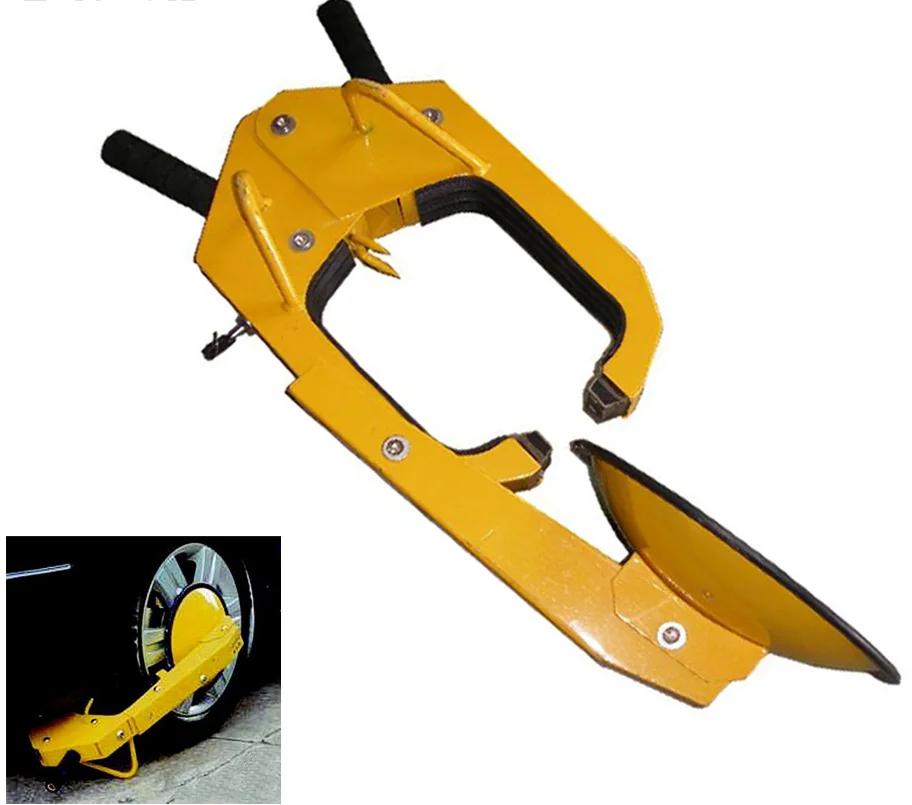 High Security Wheel Lock Anti theft Car Tyre Clamp