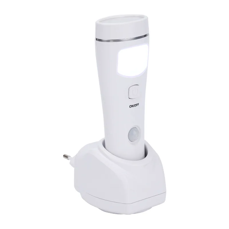 4 in 1 LED Rechargeable Plug Flashlights Home Power Failure Motion Detection Sensor Emergency Night Lights