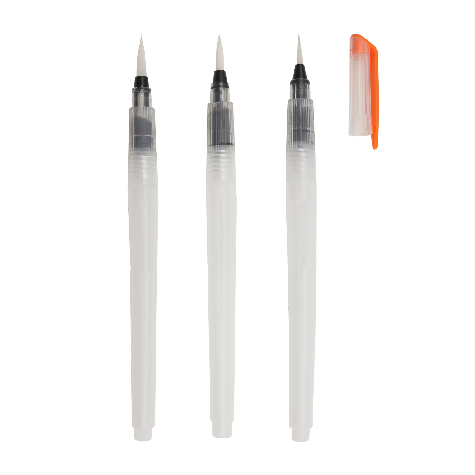 Artmate 18cm medium size refillable round head soft watercolor art painting brush water pen art supplies for beginner