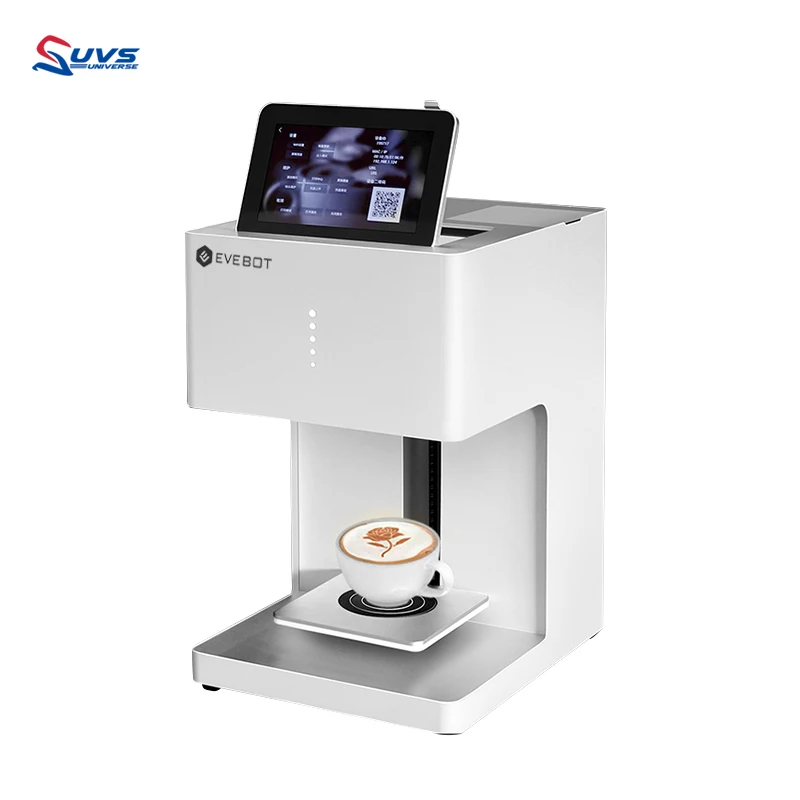 UVS Factory selling commercial self shooting food image coffee machine CAKE Image edible printer