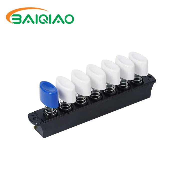 High Durability Home Appliances Mixer Blender Parts Electronic 7 Position Push Button Switch