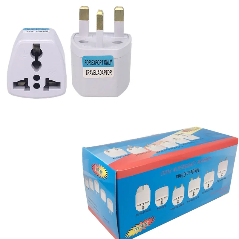 UK Travel Universal Wall Electrical Plug Adapter Converter Socket 10A 500W AU EU to UK Travel Adapter