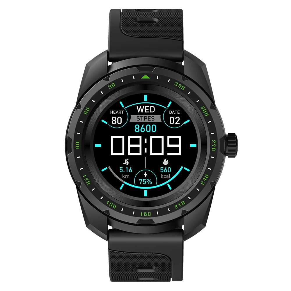 KW01 Hot selling multi-sport modes IP68 waterproof smartwatch with Bluetooth heart rate monitor