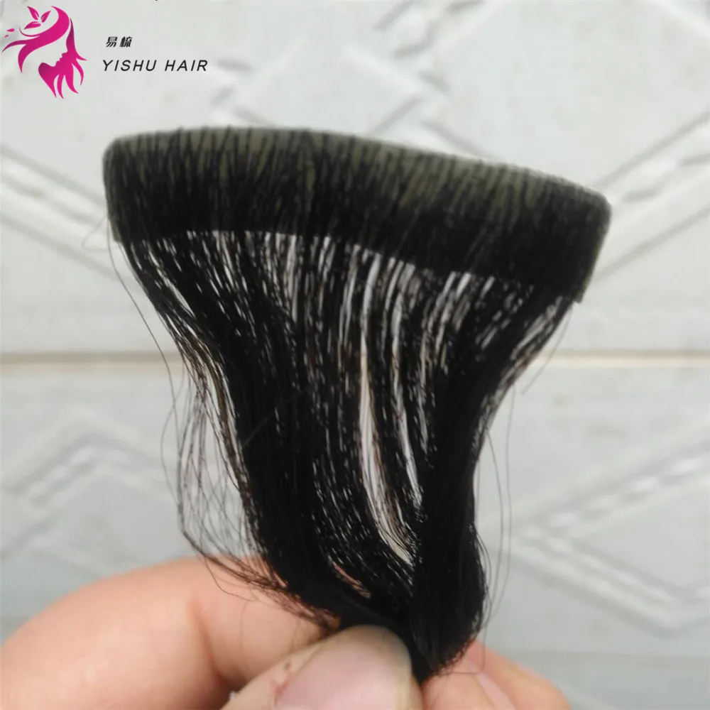 Wholesale  100% virgin remy skin weft kinky straight/kinky curly hair invisible Russian tape in hair extensions