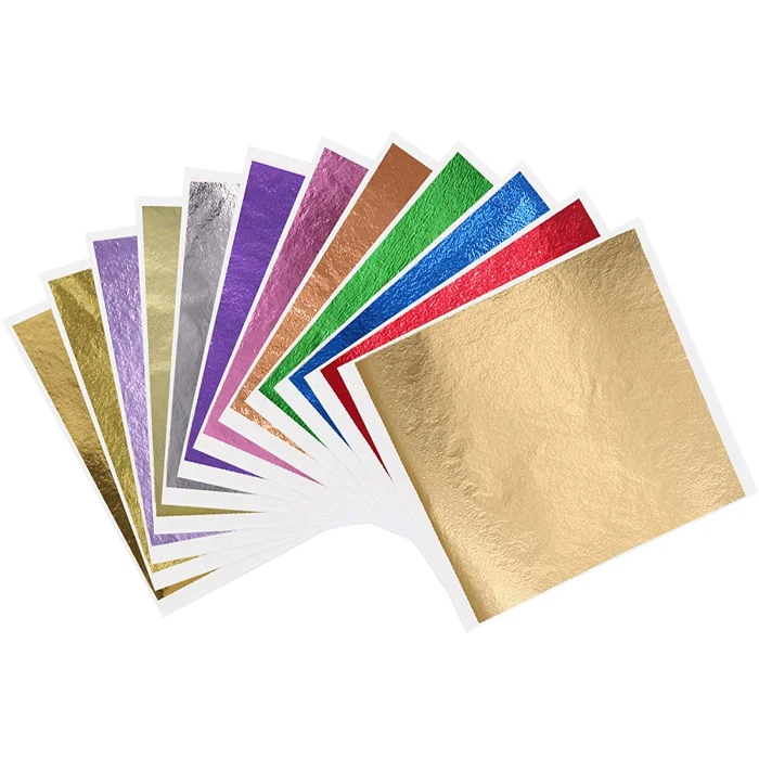 Лучшая цена золотой фольги позолоченный лист сусального золота листов горячее тиснение фольгой, тиснения фольгой 9*9 см художественного ремесла мебель для дома украшения Рамка