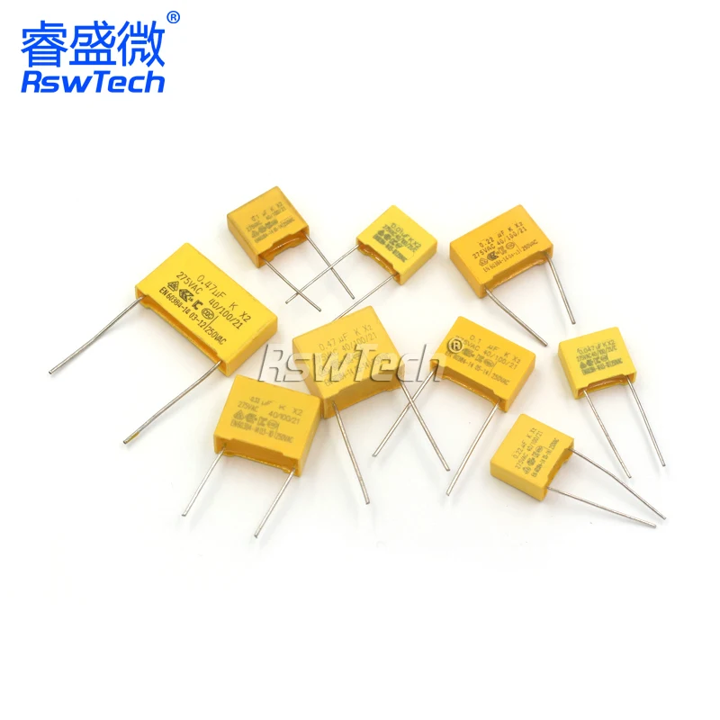 Safety capacitance X2 275V 0.1uF 100nF Run ac ultra bank panel cbb62 x2 Capacitor charge ac 45uf