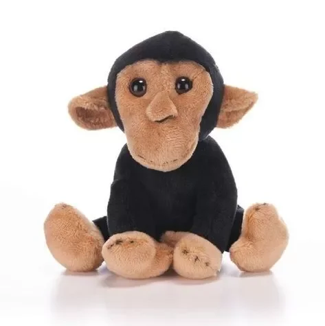 Wholesale Custom Jungle Tiger Forest Animal Toys Soft Stuffed Chimp Raccoon Giraffe Elephant Wild Animal Toddler Toy