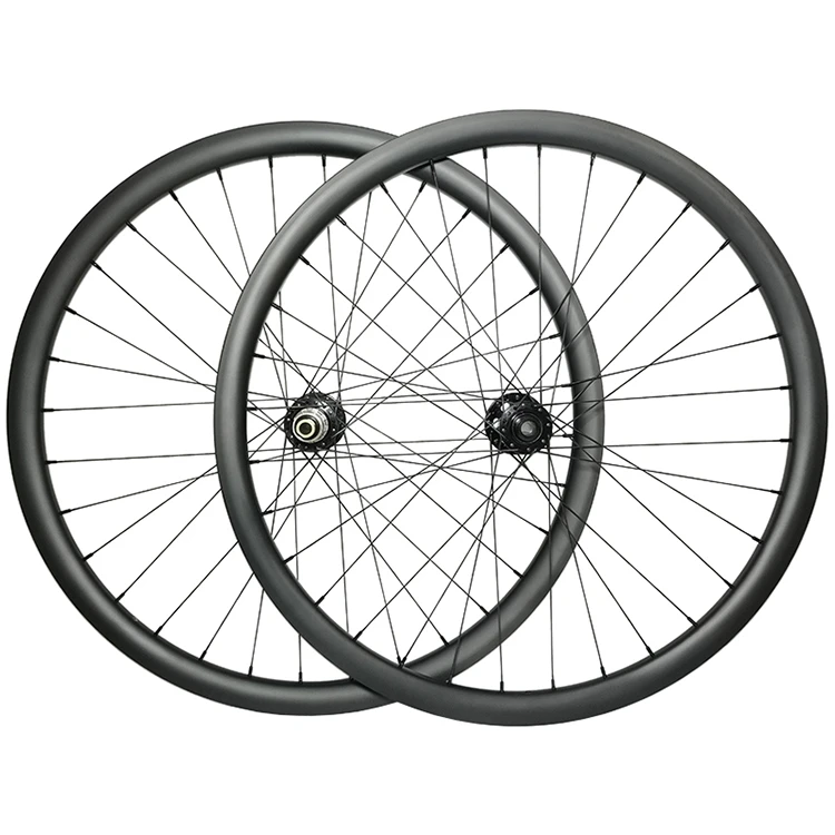 
1400g 29er MTB XC 30mm carbon BOOST wheels 30mm deep clincher tubeless Pillar triple butted spoke Novatec D791SB D792SB 11s 12s 