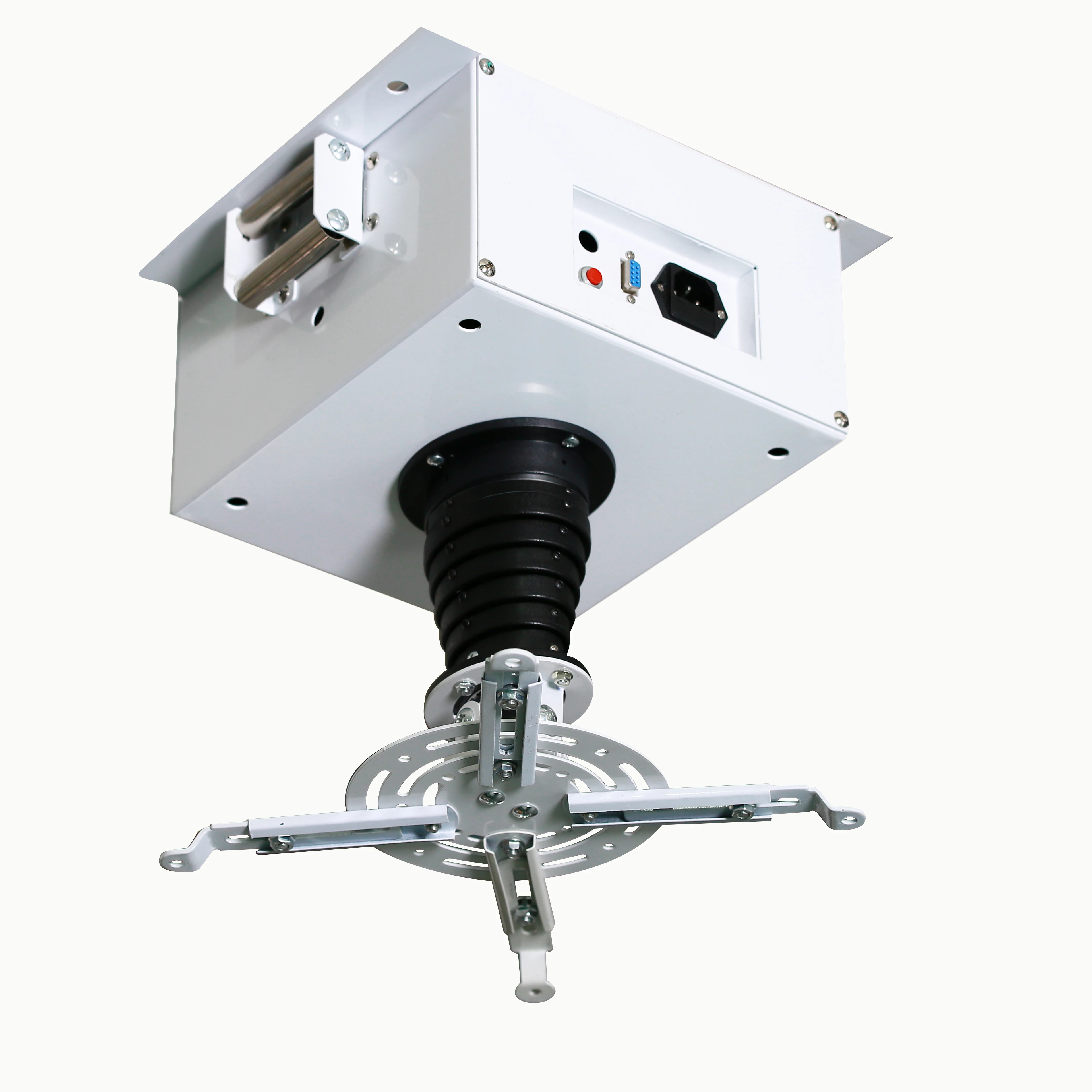 Ceiling CCTV Camera Mount with Vertical Travel Electric Telescopic Ceiling CCTV Camera Mounting Bracket Camera Lift