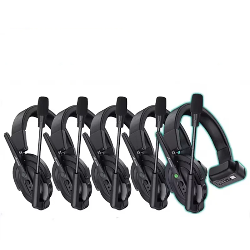 Audio Video Accessory Acc soon COMO Full Duplex Range Noise Reduction Microphone Wireless Communication Intercom Headset