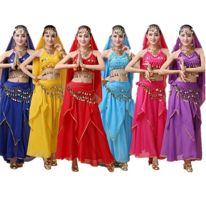 
Indian strength xinjiang belly dance chinese-style chest covering phnom penh skirt suit adult dance performance clothing 