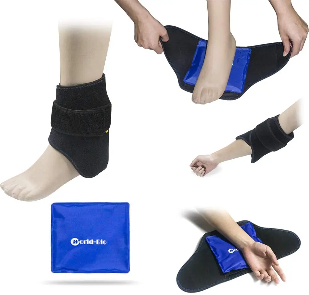 Система холодной и горячей терапии World-bio Ice Pack Wrap для локтя и стопы