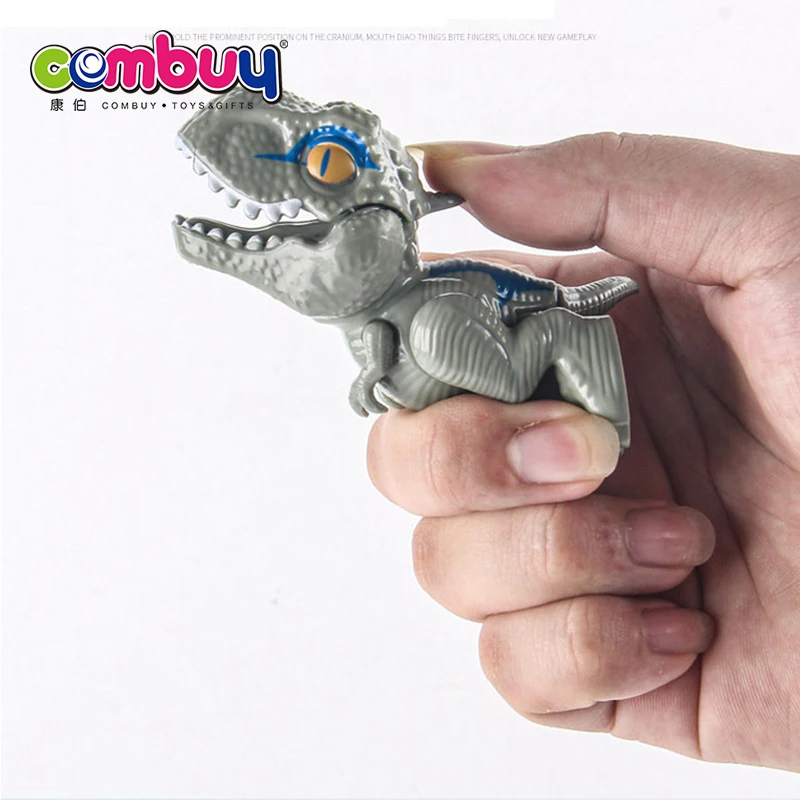 Bite fingers carry key chain model cute mini toy dinosaur
