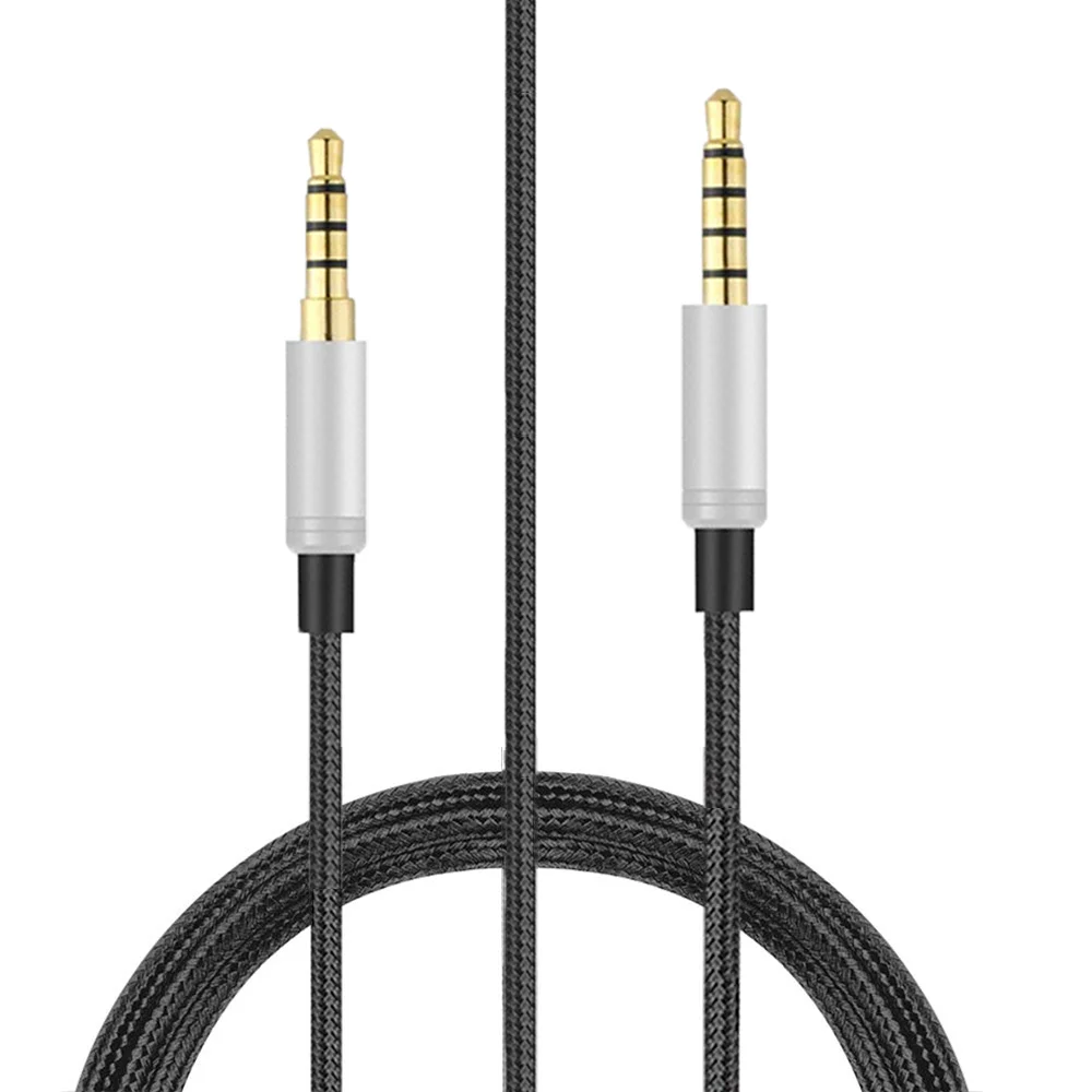 Replacement Braided Cord Cable Volume Control Inline Mic Mute Switch For Logitech Astro A10 A40 TR A40TR Headsets Headphones