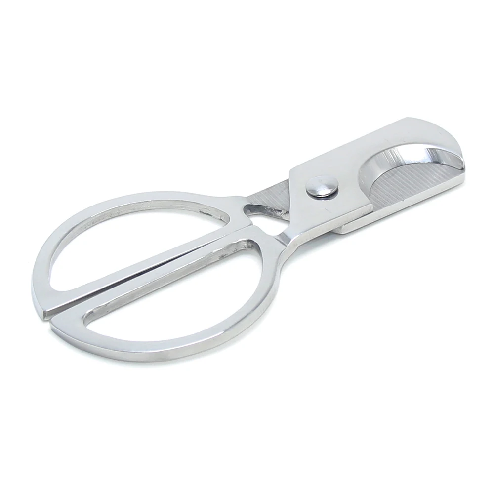 Portable Stainless Steel Pocket Double Blade Cigar Cutter Knife Scissors High Quality Smoking Accessories Cigar Scissors
