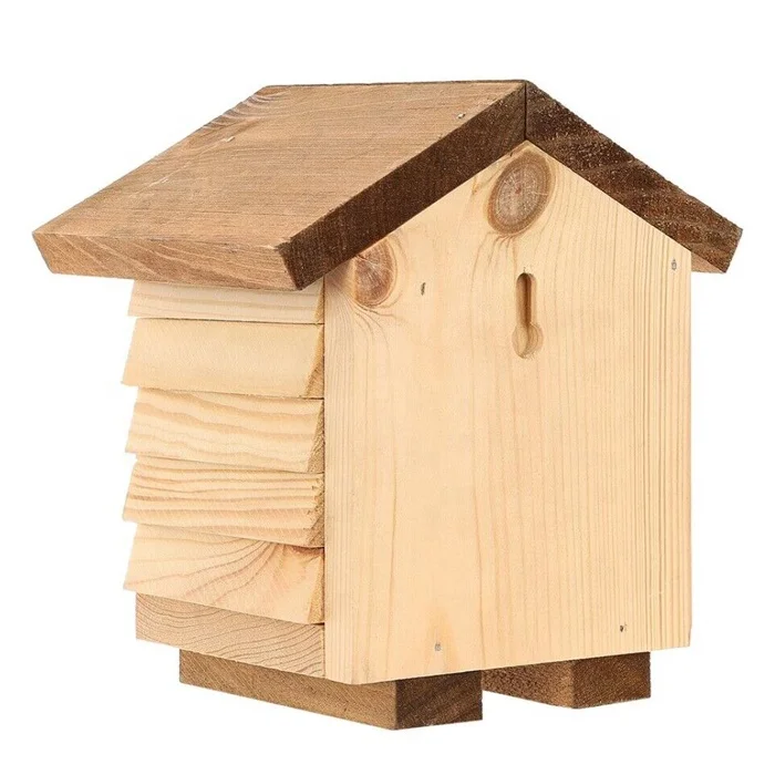 Wooden bee house