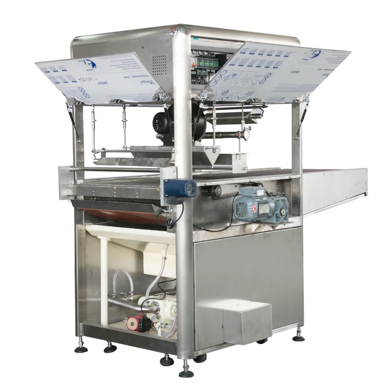 High Productivity Ice Cream Chocolate Coating Machine   snickers chocolate line production full automatic