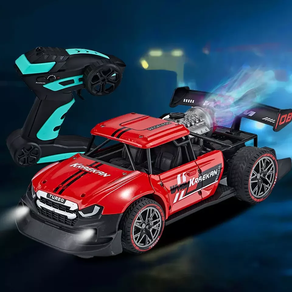 Kouyikou  juguetes para los ninos 2022 2.4G alloy high speed radio remote control car with lighting for children