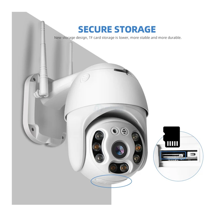 Jianvision auto tracking hd clear audio talking with mobile ip siren light 4 leds 360 eyes two way wireless ip camera ptz mini