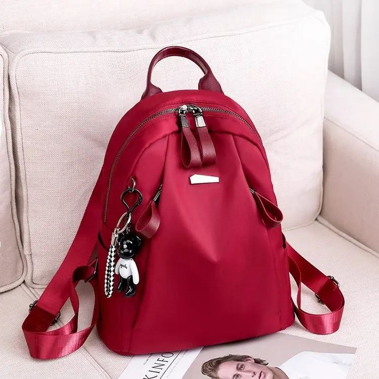 manufacturers wholesale Korean style fashion custom ladies backpack bag oxford women backpack bag girl school bag