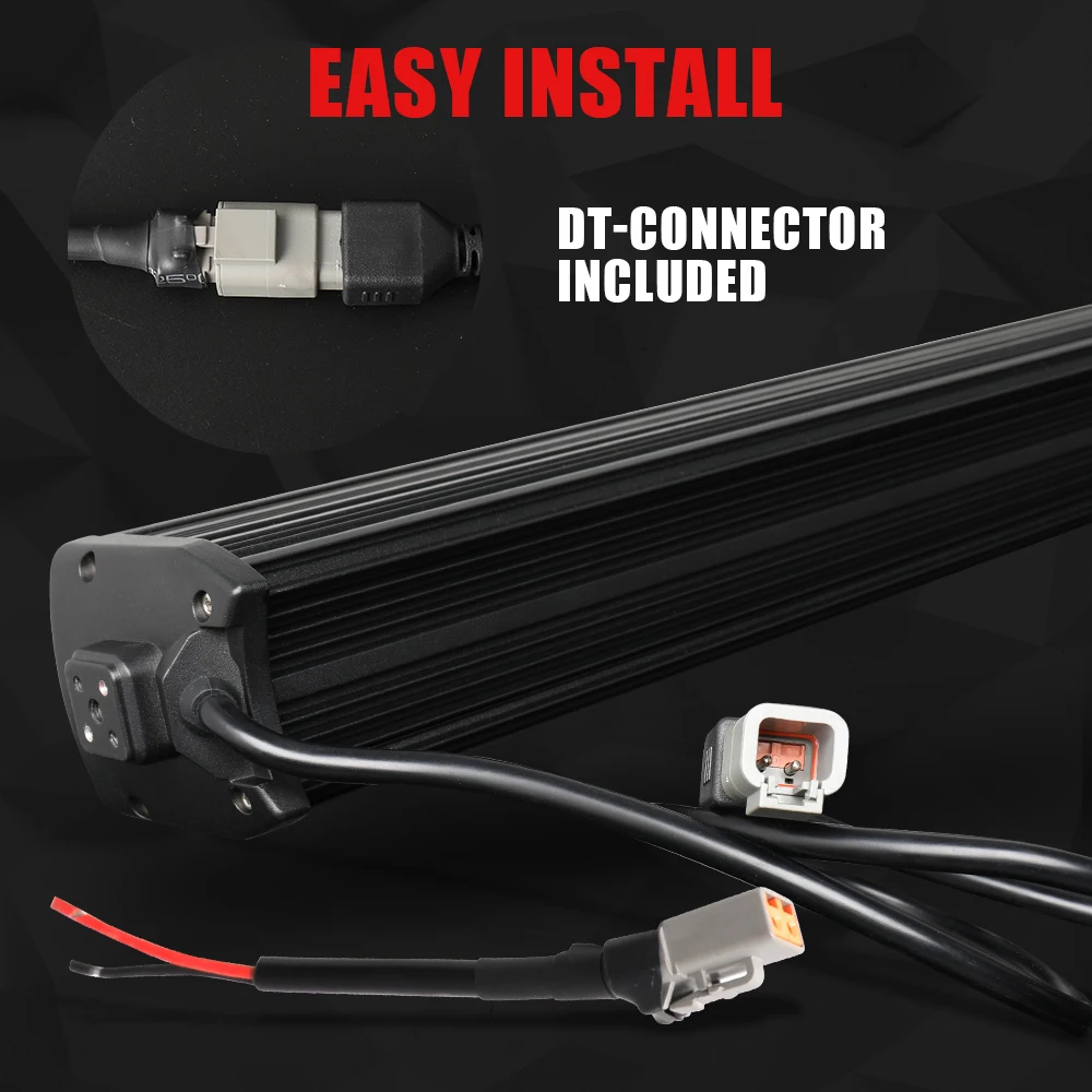 1Lux@3000M Combo Spot Driving Light Bar off road Dual Rows 4X4 22' 32' 42' INCH Offroad Car roof 52 inch Laser LED Light bar