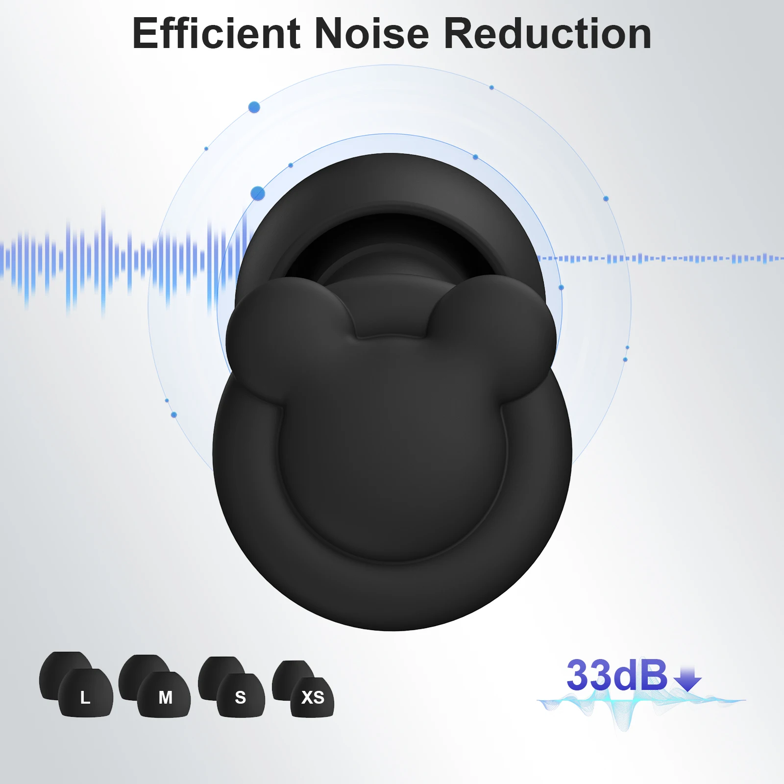 Custom Ear Plugs Noise Reducing Silicone Swimming Festival Soundproof Noise Cancelling Headphones Sleep Earplugs