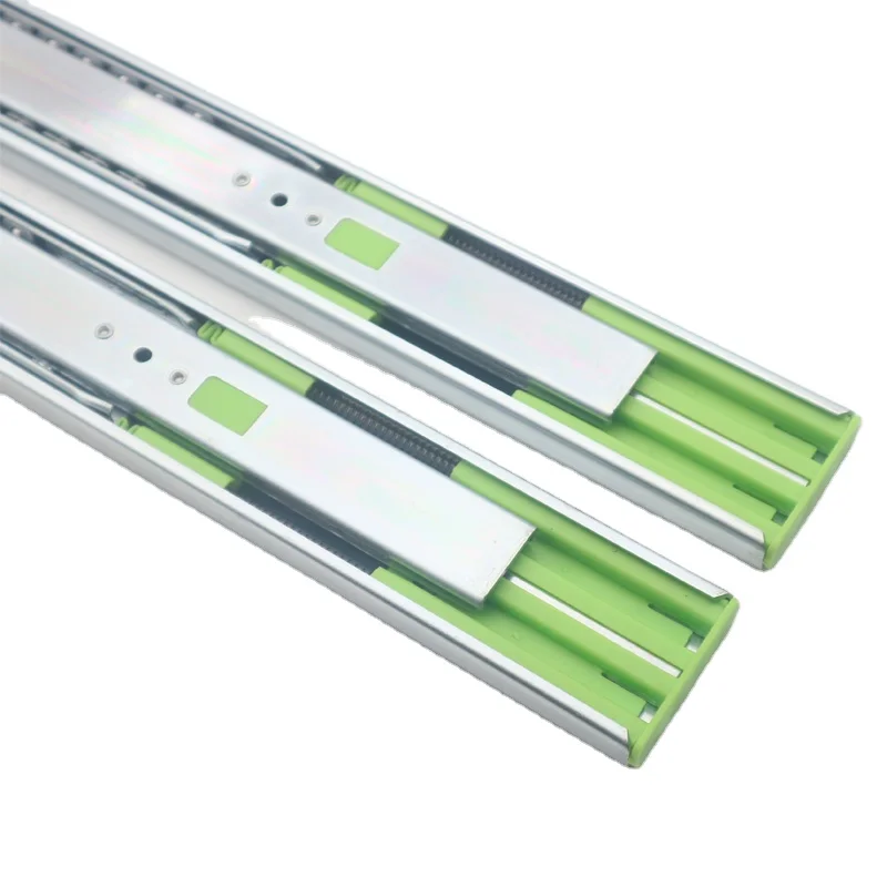 Cabinet 45mm  3 Fold  Telescopic Channel Drawer Slide Drawer runner slide