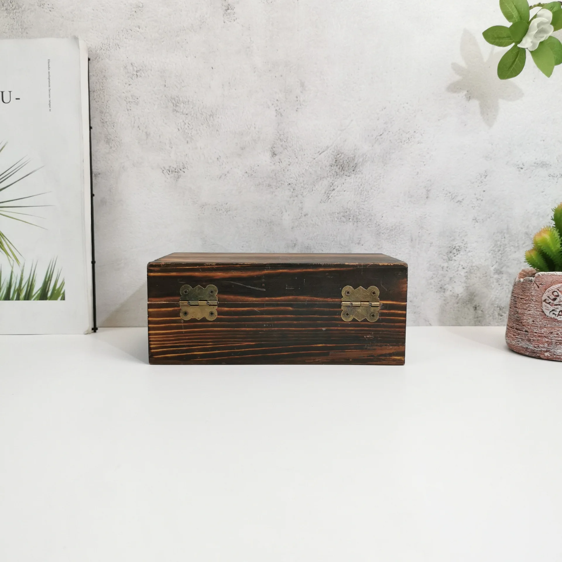 Custom Logo In Bulk Square Luxury Fancy Small Ring Jewelry Gift Packaging Storage Hinges Wood Crafts Wooden Box