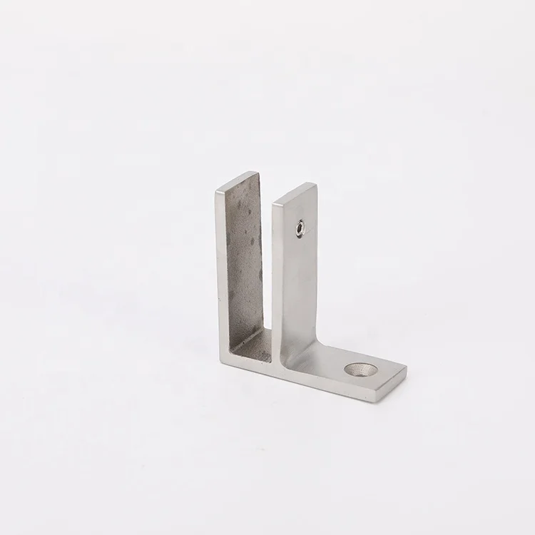 EKOO 90 Degree Glass Shower Hardware Stainless steel Adjustable Corner Clamp Wall To Glass Bracket Connector