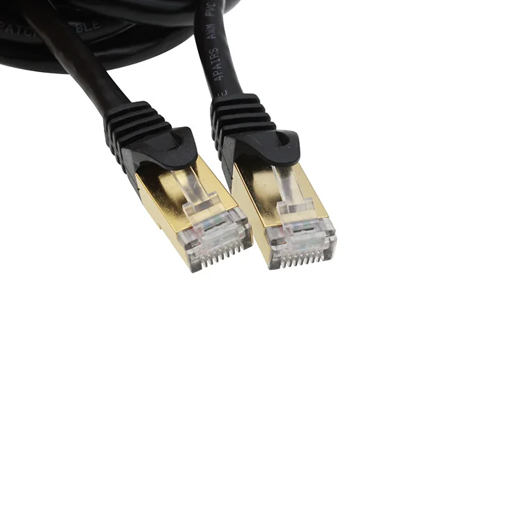 Cat8 Ethernet Cable with Gold Plated RJ45 Connector LAN Network SSTP UV Cable