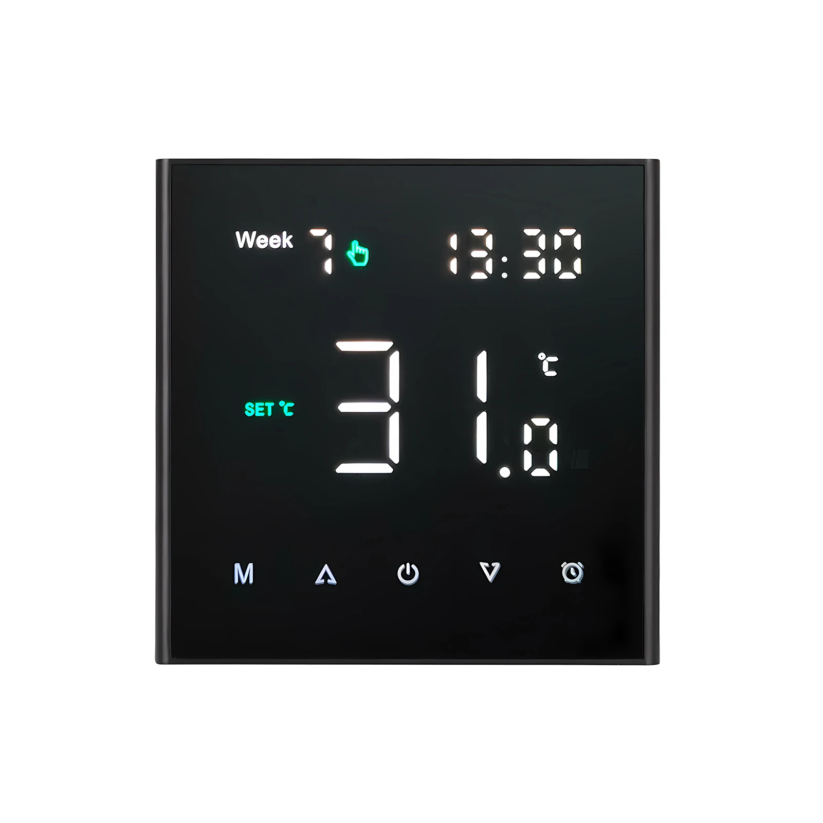 Tuya WiFi Smart Programmable MK90 3A/16A Electric/Gas Boiler/Water LED Home Heating Temperature Controller