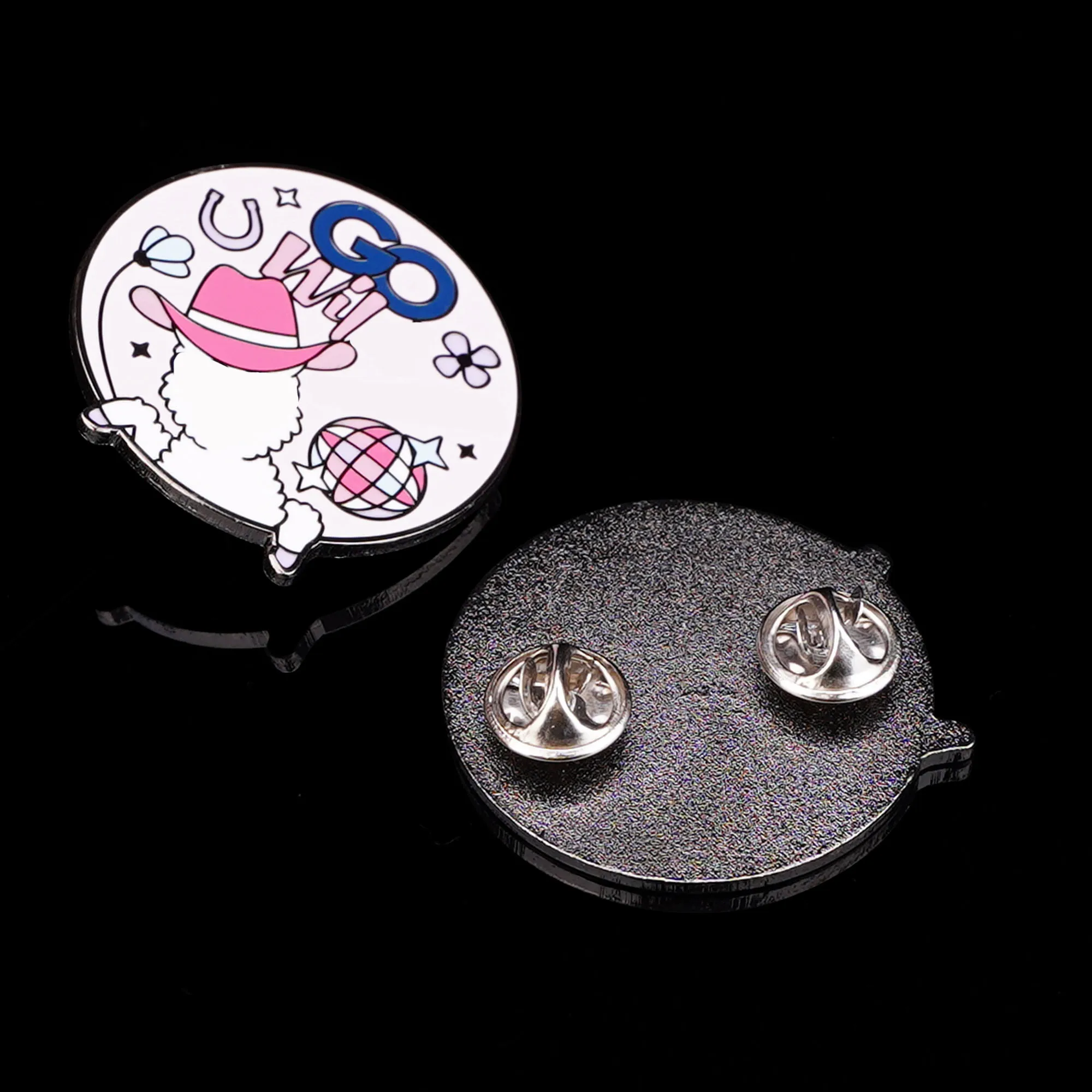 Bulk wholesale custom metal zinc alloy iron enamel lapel pin