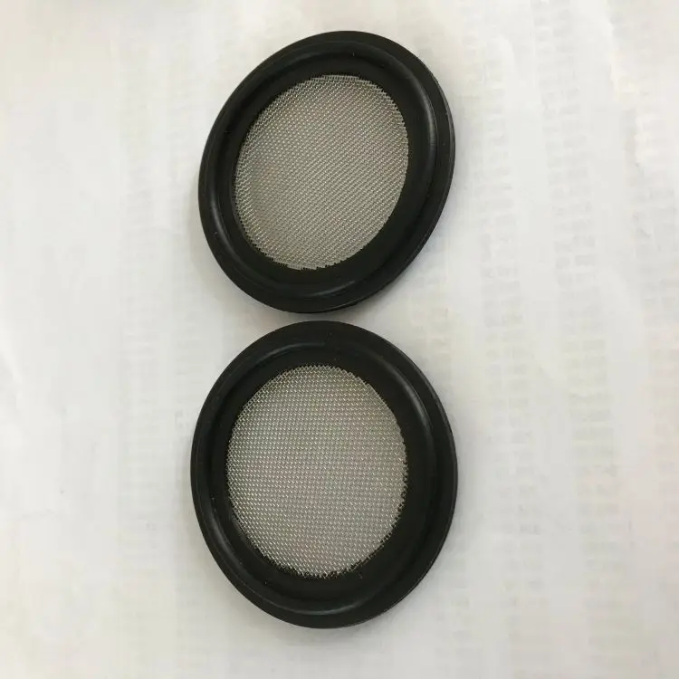 Flat Round Silicone Rubber Abrasion High Temperature Screen EPDM Metal Sanitary Gasket