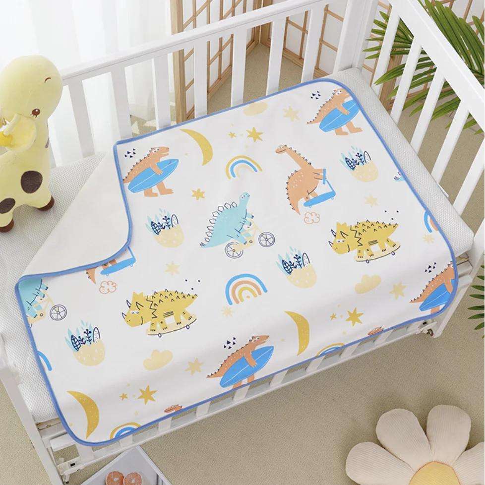 Custom Portable Cotton Waterproof Baby Diaper Changing Mat Pad Cushioned for Print Mattress Protect