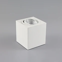 100% aluminum material square surface mounted downlights 7w 9w 80mm diameter with adjustable head