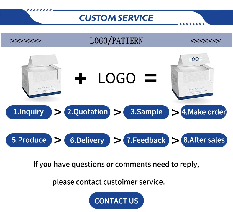 Wholesale XL Clean Facial Skin Towelette Biodegradable Large Dry Thick Soft Disposable FaceTowels