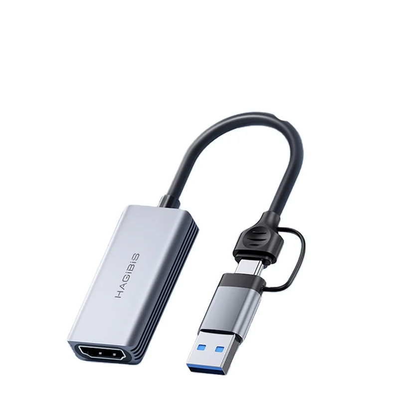 Hagibis USB 3.0 Video Capture Card HDMI-compatible to USB/Type-c Game Grabber Record ms2130 for switch xbox ps4/5 Live Broadcast