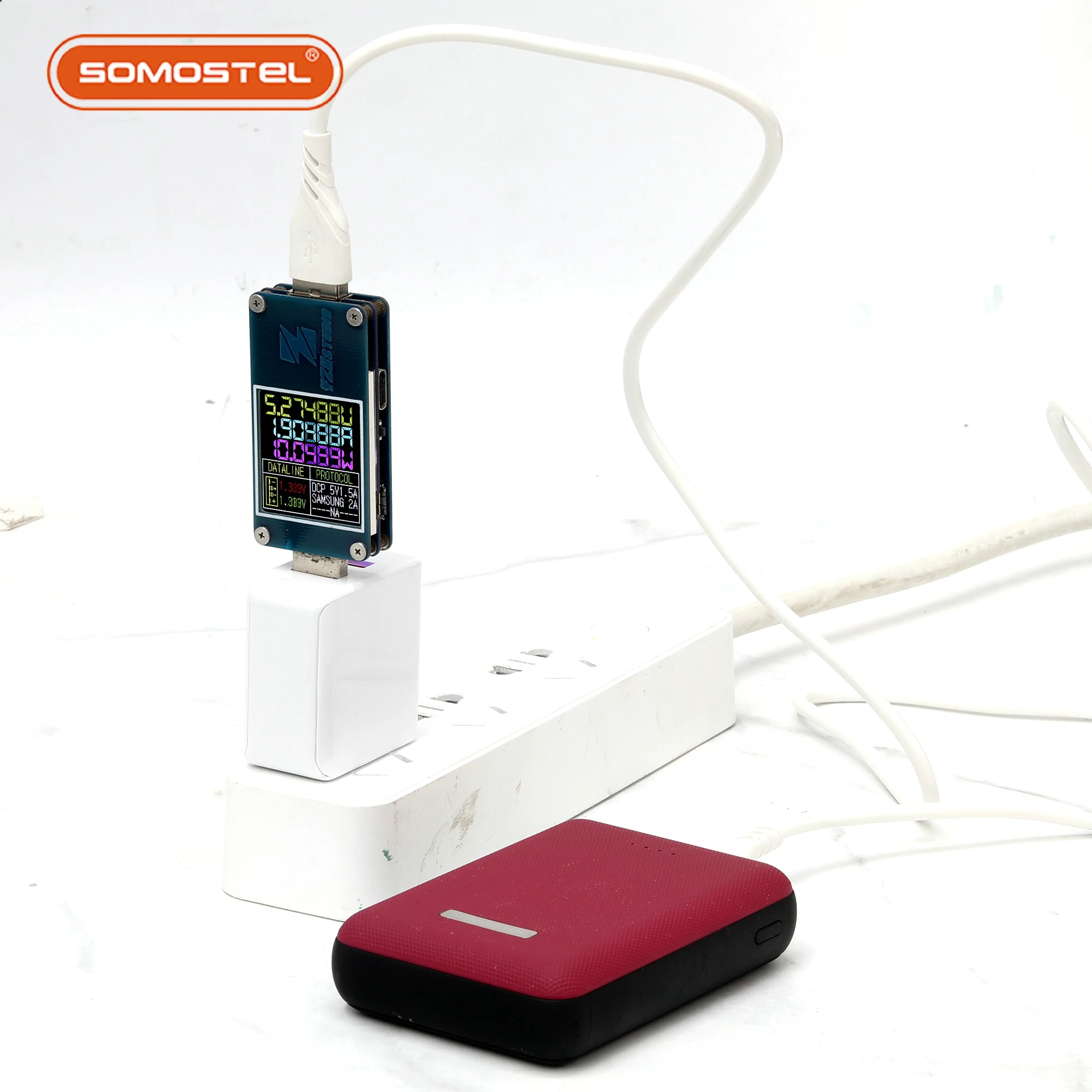 Somostel fast charging USB cable 2.4A new cable para celular SMS-BJ02 portable quick USB mobile phone charger cable