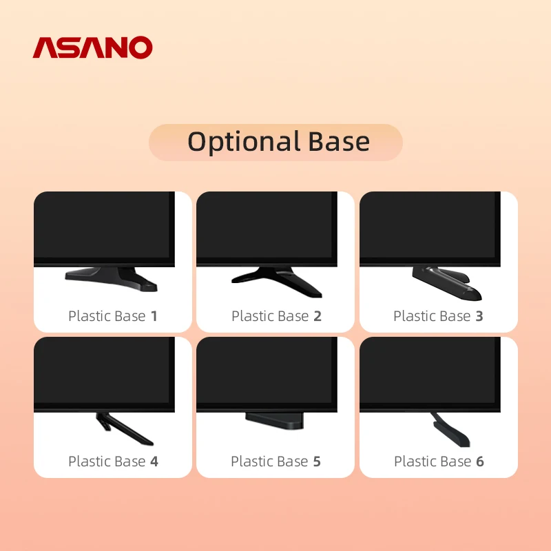 40DN4 Wholesale 4K Led Tv Smart television With Remote Control Tv 40 Inches ASANO Android TV