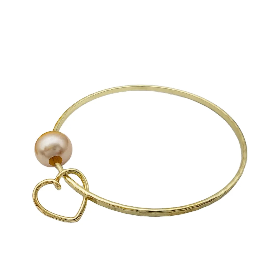 hawaiian gold plated angle wing pearl bracelet
