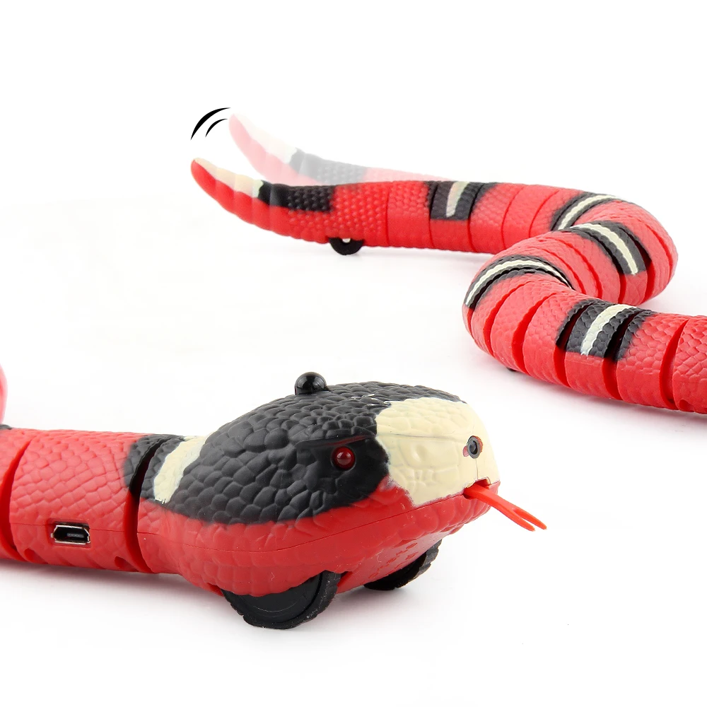 Snake Light and Tongue Retraction Touch Sensitive Moving Snake Toy