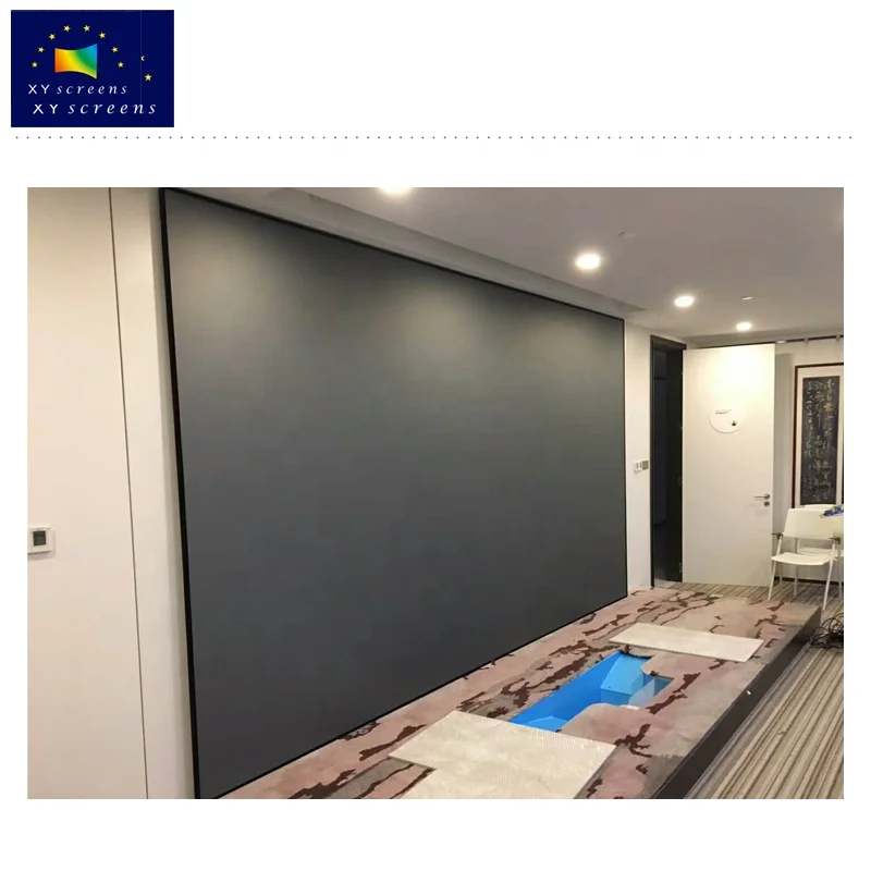 Лидер продаж, проекционный экран XY ALR для домашнего кинотеатра 120 дюйма, 4k, с узкой рамкой, экран для проектора ust