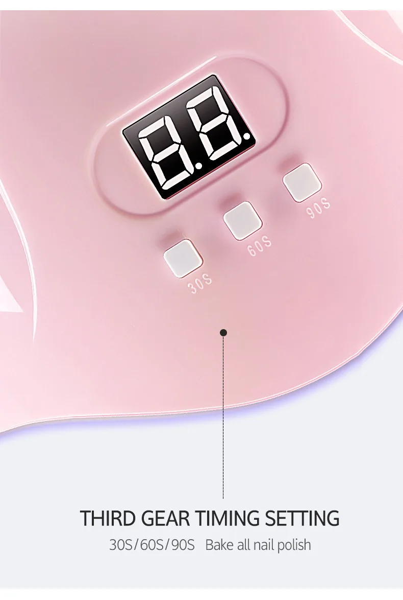 54W UV LED Nail Lamp Quick-drying Smart Sensor Nail Dryer