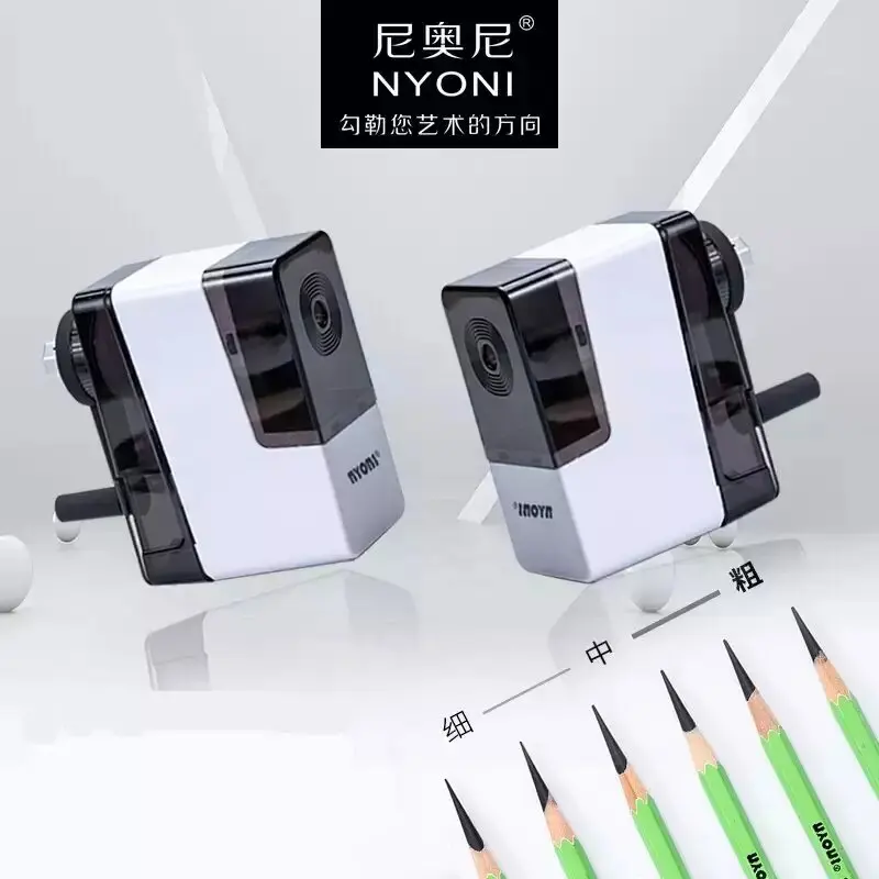 Профессиональная точилка для карандашей для скетчей, спираль, автоматическая точилка для художественных работ, точилка для карандашей с большим отверстием