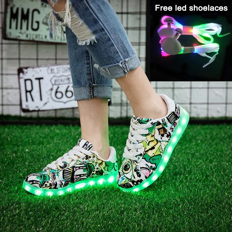 Low Price LED 2021 Hot Selling Light Kids Shoes Spring Sport Shoes