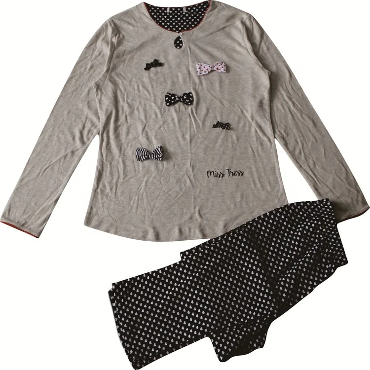 2017 new design 100% cotton young girls nightwear night dresses