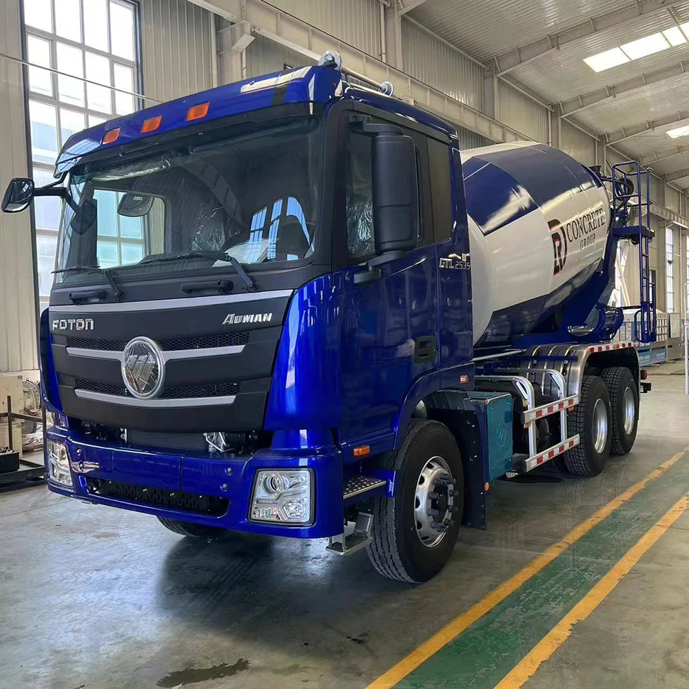 Cheap Foton Auman 6X4 Cement Mixing Truck Used Concrete Mixer Truck For Sale