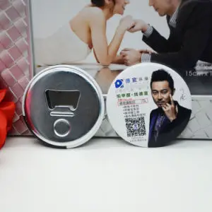 New Products Tinplate Oval Shape Bottle Opener/ Beer Opener