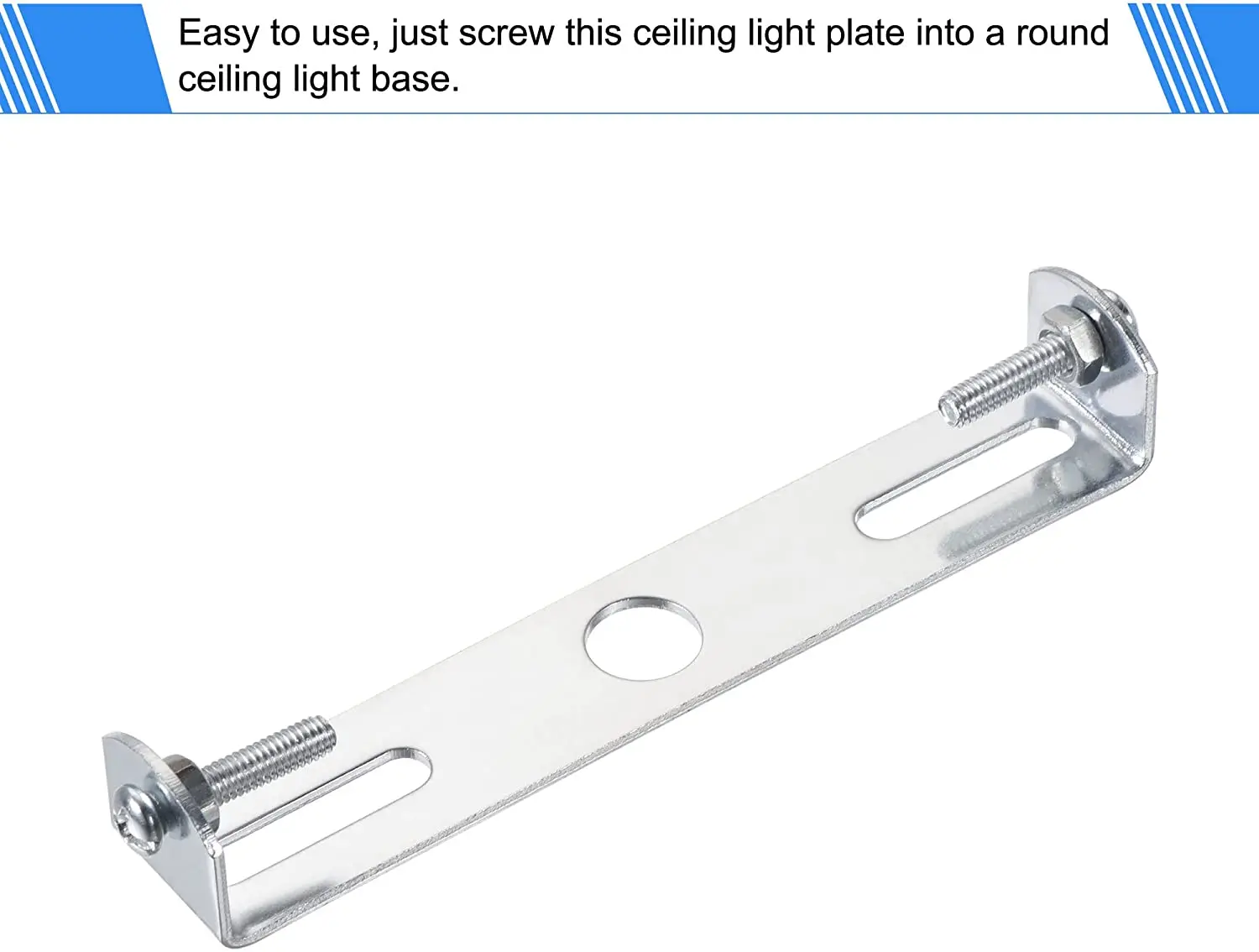 Ceiling Plate Mounting Bracket for 100mm Ceiling Rose Canopy Accessory